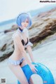 Coser @ 桜 桃 喵 Vol.036: 蕾姆 水 着 (48 photos) P6 No.a395f1