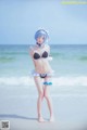 Coser @ 桜 桃 喵 Vol.036: 蕾姆 水 着 (48 photos) P16 No.a5f62b