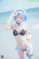 Coser @ 桜 桃 喵 Vol.036: 蕾姆 水 着 (48 photos) P27 No.b02083